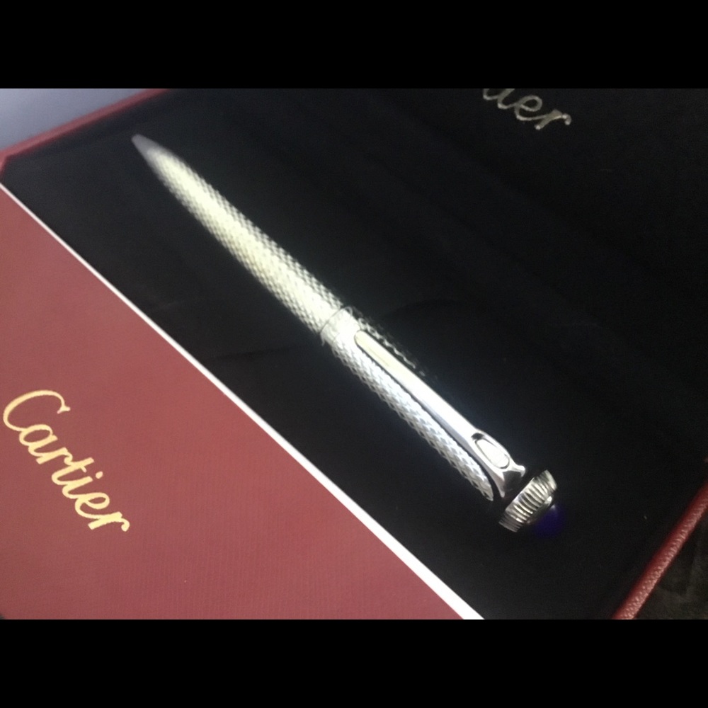 Cartier Capless Steel Ballpoint Pen